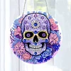 Diamond Painting Stained Glass Skull Pendant