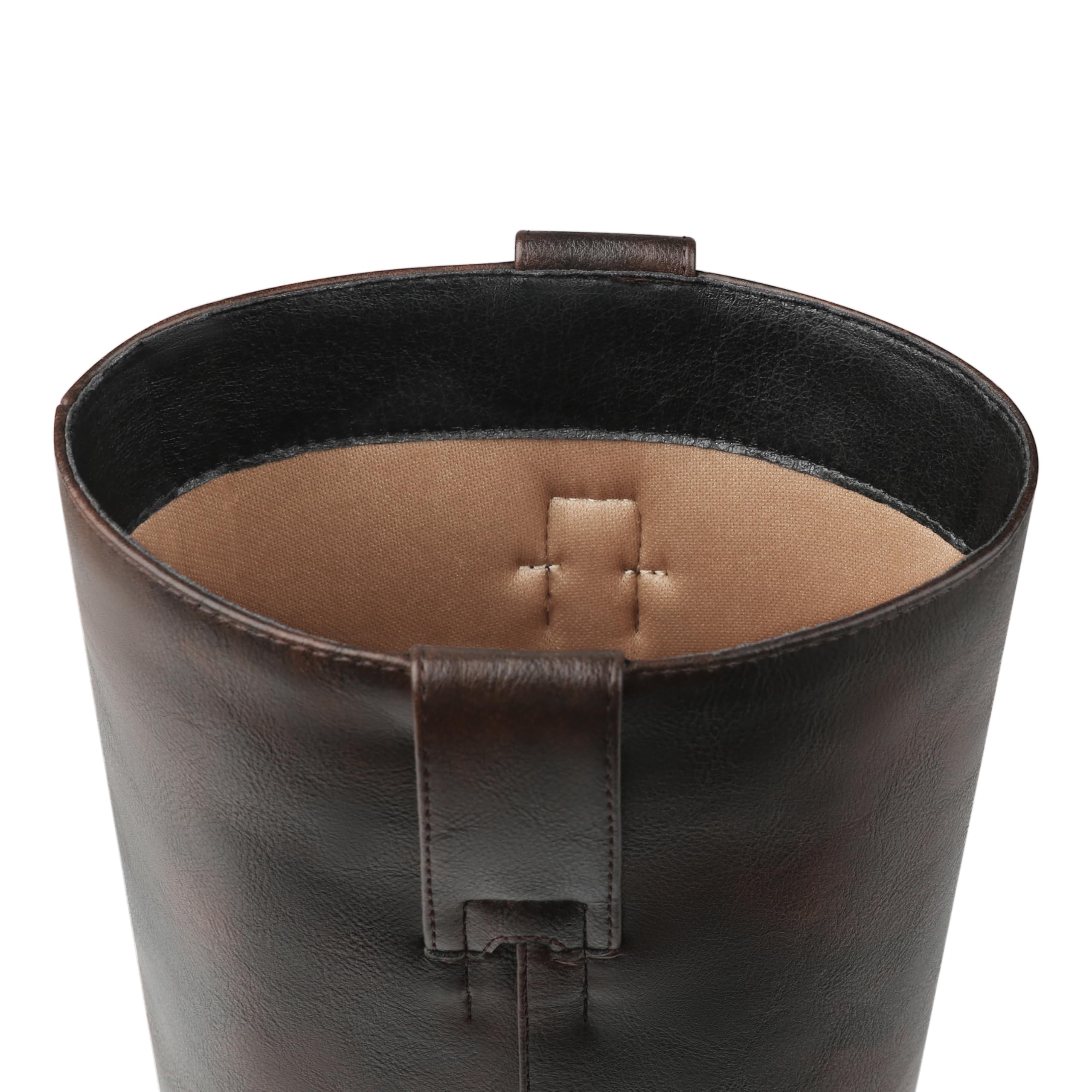 Mid Calf Cowboy Boots for Women Closed Toe Western Cowgirl Boots