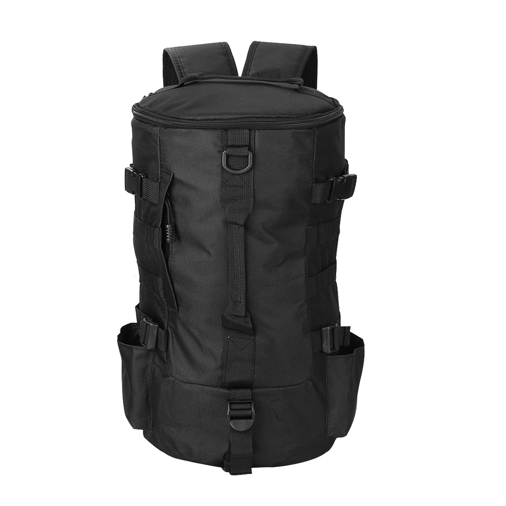 

Large Capacity Fishing Tackle Backpack Cylindrical Fishing Gear Storage Bag, Black, 501 Original