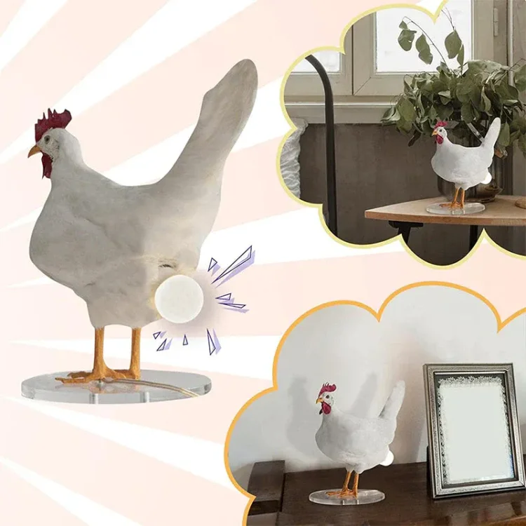 2022 New  Chicken Egg Lamp - Rooster Table Lamp - tree - Codlins