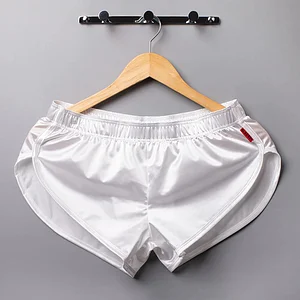 Men's Sexy Ice Silk Comfortable Breathable Boxer Shorts