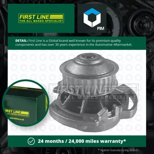 Water Pump fits VW GOLF Mk2 1.3 90 to 91 NZ Coolant Firstline 030121004A Quality Parts