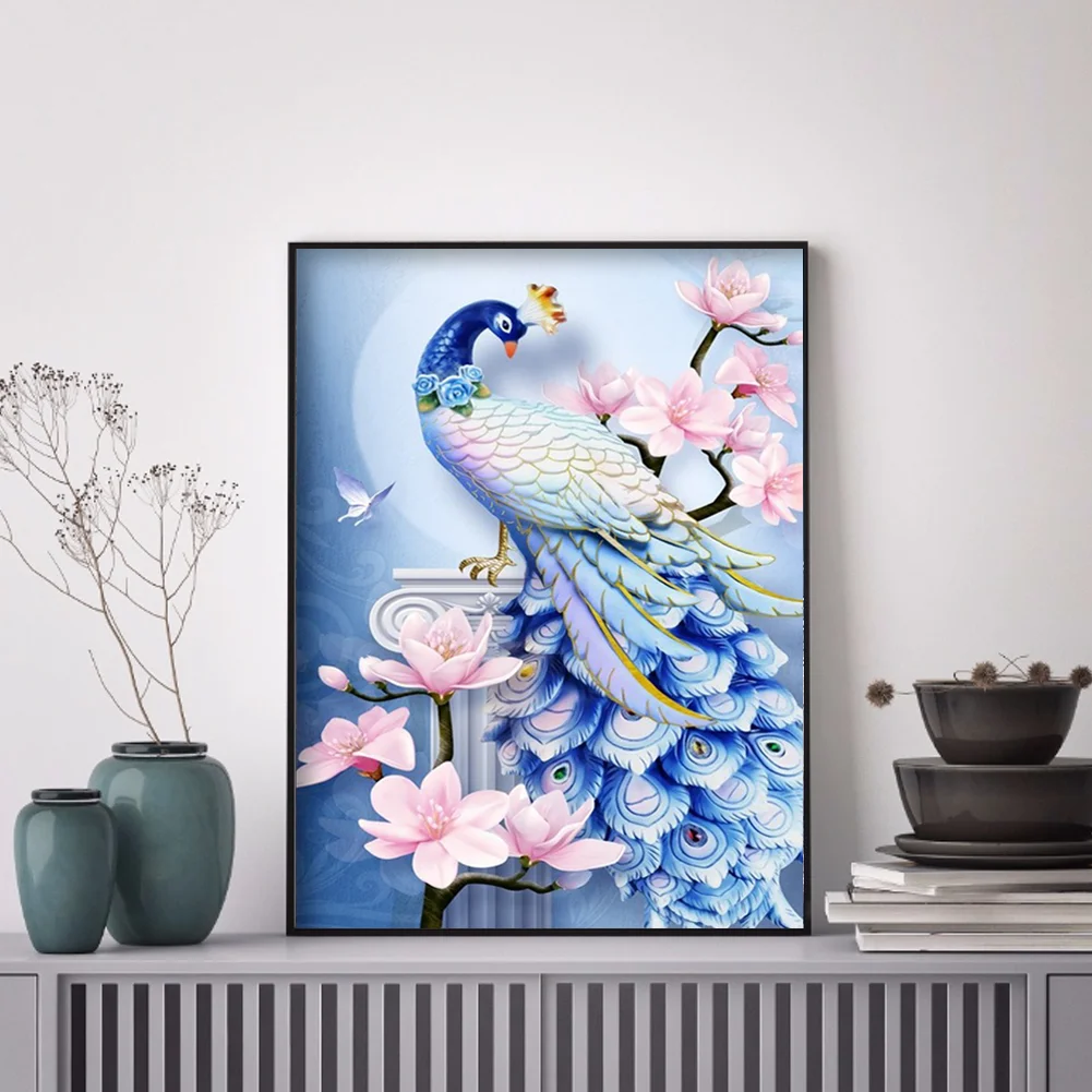 Diamond Painting - Full Round Drill - Peacock(30*40cm)