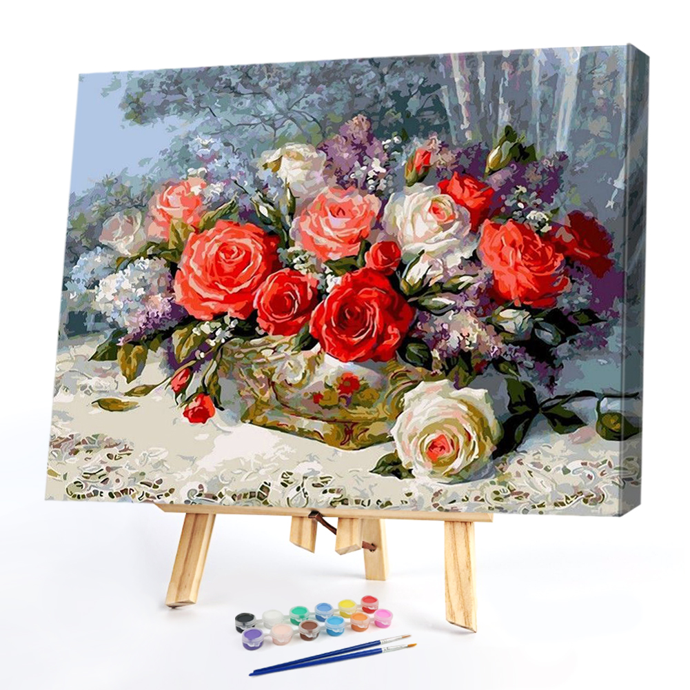 

40x50cm - Paint By Numbers Flowerss, 501 Original