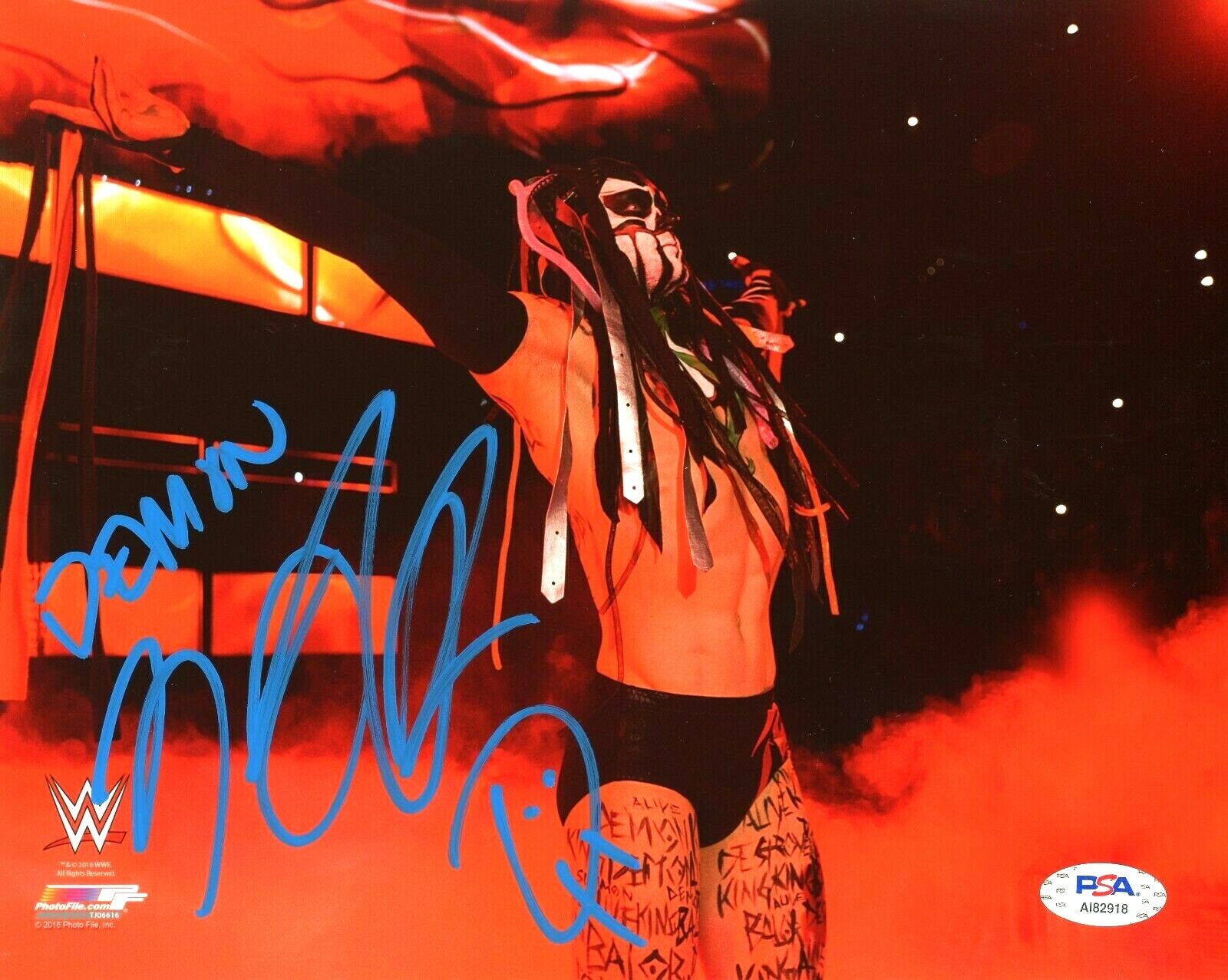 WWE FINN BALOR HAND SIGNED AUTOGRAPHED 8X10 Photo Poster painting WITH PROOF AND PSA DNA COA 2