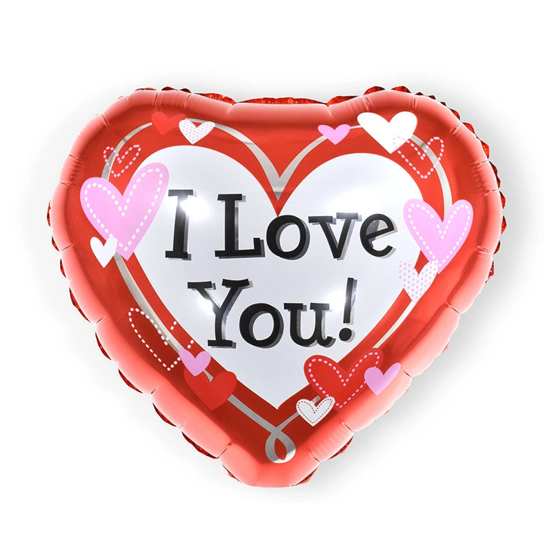 Vacation Minimalist Heart Shape Aluminum Film Travel Daily Balloons