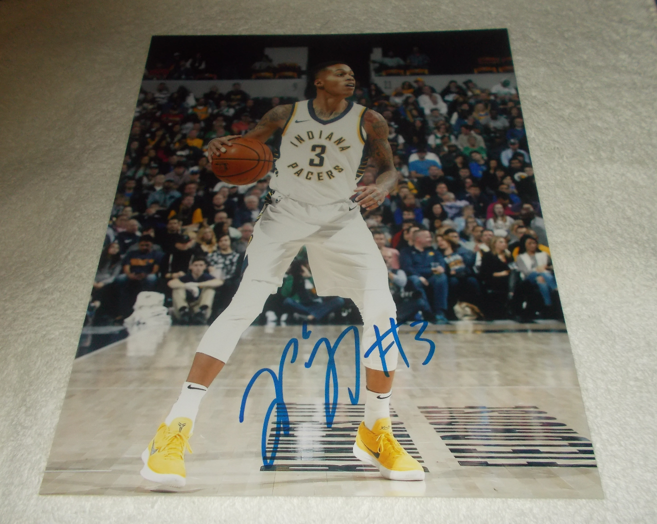 JOSEPH YOUNG Indiana Pacers SIGNED AUTOGRAPHED 8x10 Photo Poster painting COA Basketball Oregon