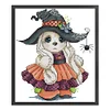 Halloween Bunny-14CT Stamped Cross Stitch 20*22cm/7.87*8.66in