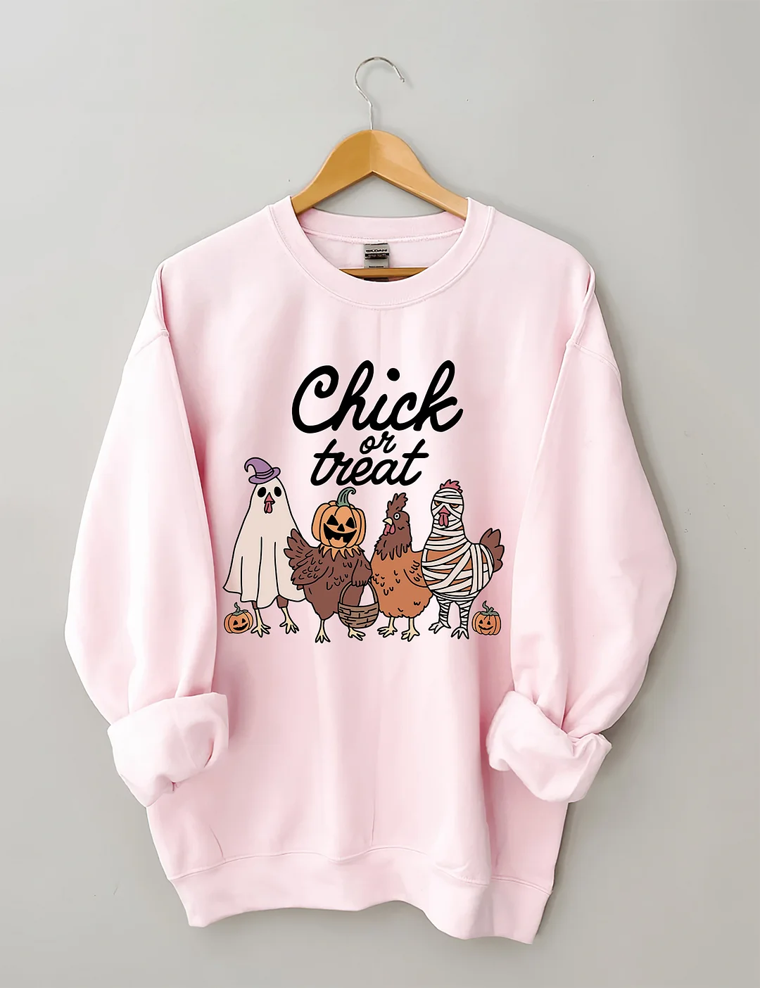 Chick Or Treat Halloween Chicken Sweatshirt