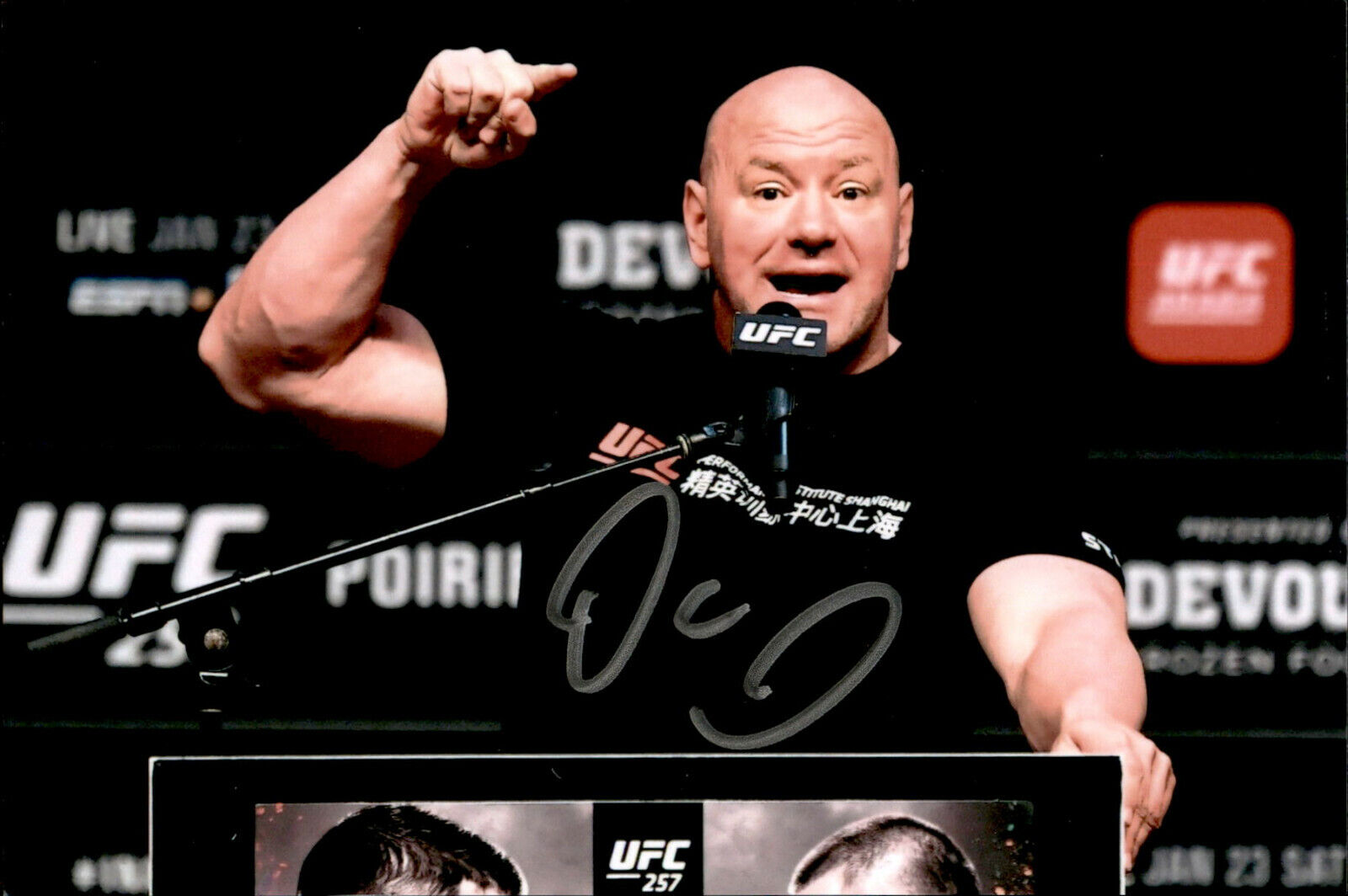 Dana White SIGNED 4x6 Photo Poster painting UFC ULTIMATE FIGHTING CHAMPIONSHIP PRESIDENT #9