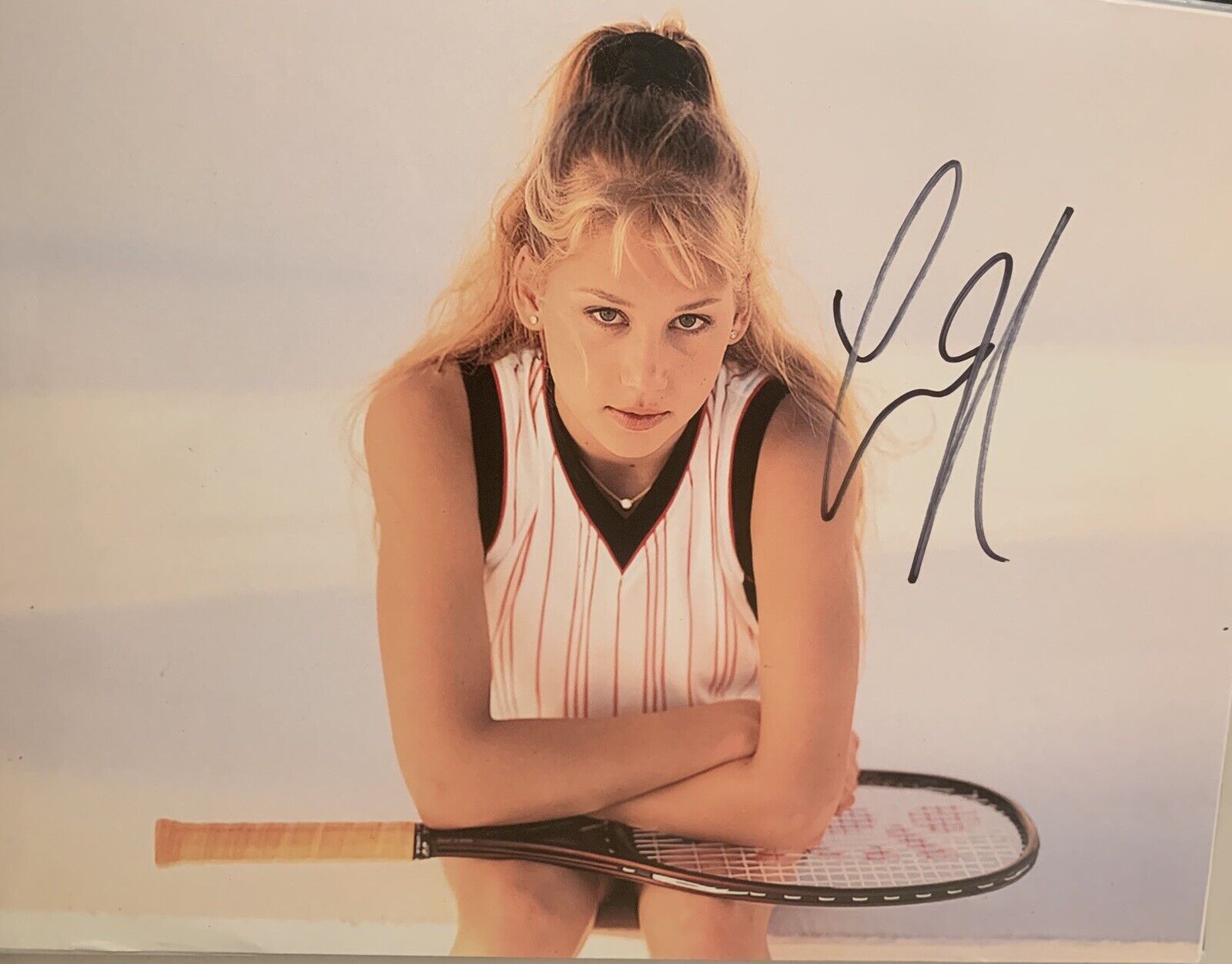 anna kournikova Signed 8x10 Photo Poster painting Pic Auto Tennis