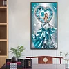 Love Dress Lady - Round Drill Diamond Painting - 40*70CM