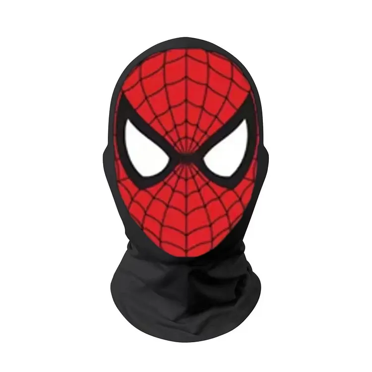 3D Spoof Face Simulation Headgear-Spider Man