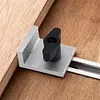 4Pcs T Track Stop Block Bi-Directional Short Stop Kit Woodworking Bench Top Jig
