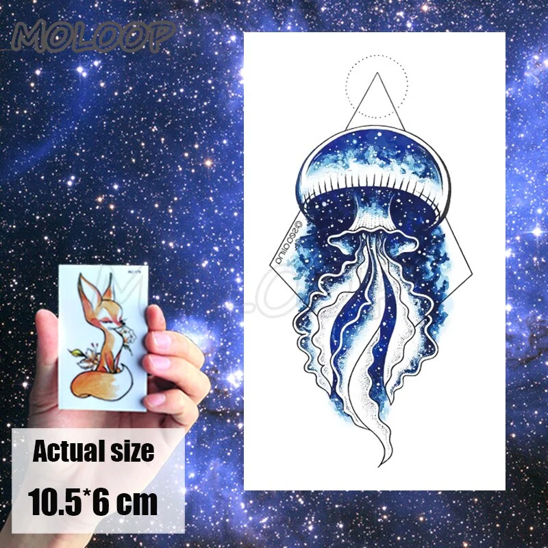 Temporary Tattoo Sticker cat pattern Element Small animal flower waterproof Fake Body Art tatoo for kid girl boy man woman