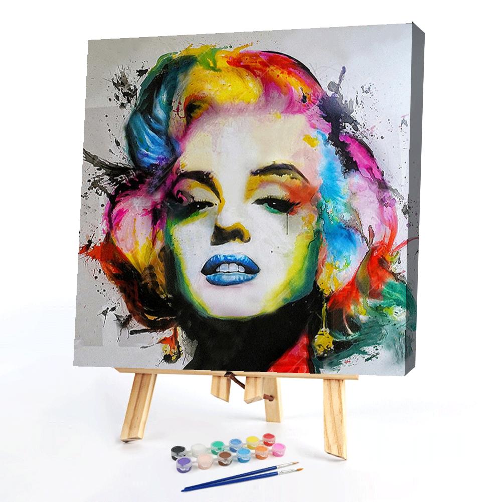 

40*40CM - Paint By Numbers - Marilyn Monroe, 501 Original
