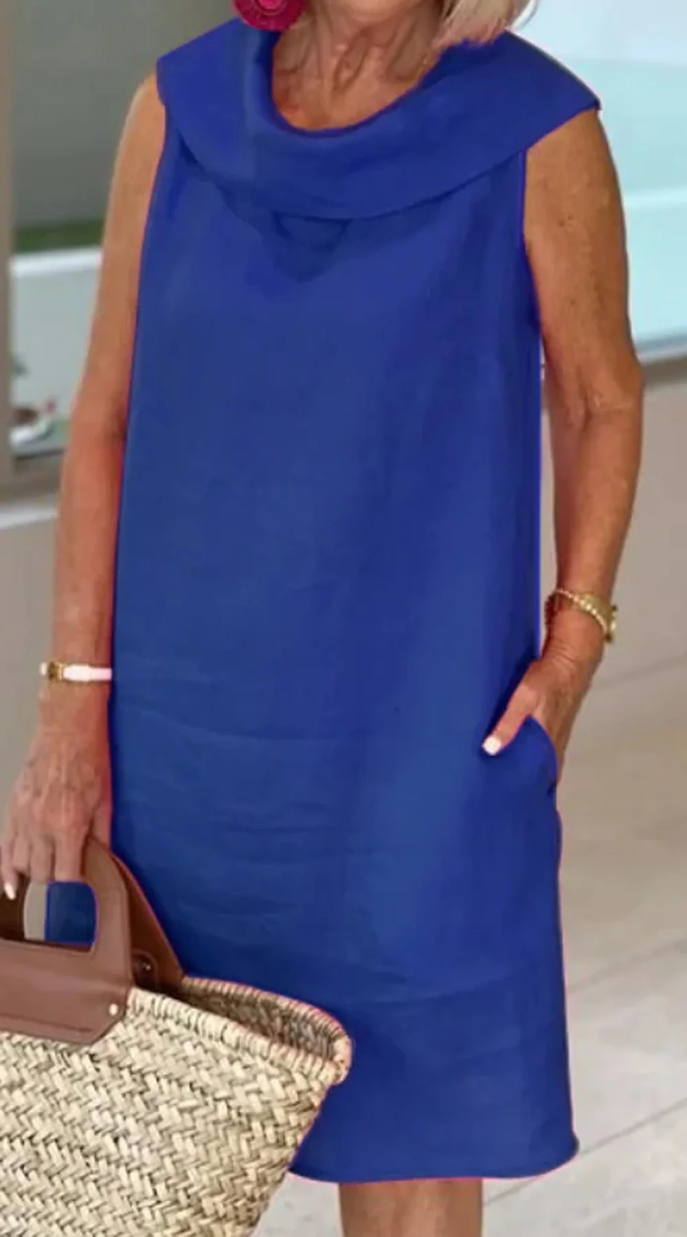 Summer Ruffle Collar Dress
