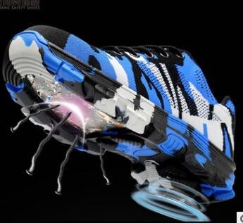 Men Safety Work Boots Fashion Camouflage Spring Breathable Mesh Steel Toe Casual Shoes Mens Labor Insurance Puncture Proof Shoes