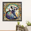 Diamond Painting-DIY Full Round Drill Stained Glass Lemur