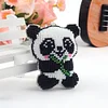Bead Embroidery - Bamboo Panda Beaded Counted Cross Stitch Keyring