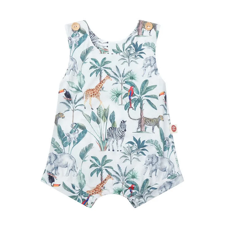 Baby Forest Animals Romper 