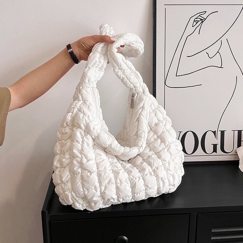 Women’s Large All Seasons Nylon Elegant Classic Style Shoulder Bag Handbag Tote Bag