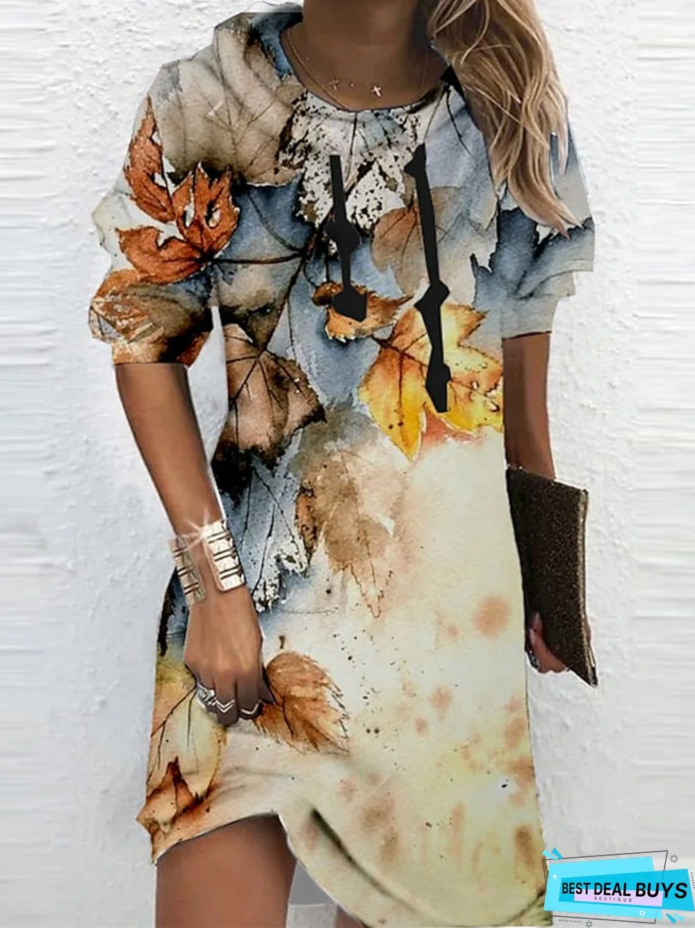 Women&lsquo;s Hoodie Dress Winter Dress Sweatshirt Dress Winter Dress  Green Blue Purple Long Sleeve Floral Print Winter Fall Hooded Vacation Casual Fall Dress 2022 S M L XL XXL 3XL