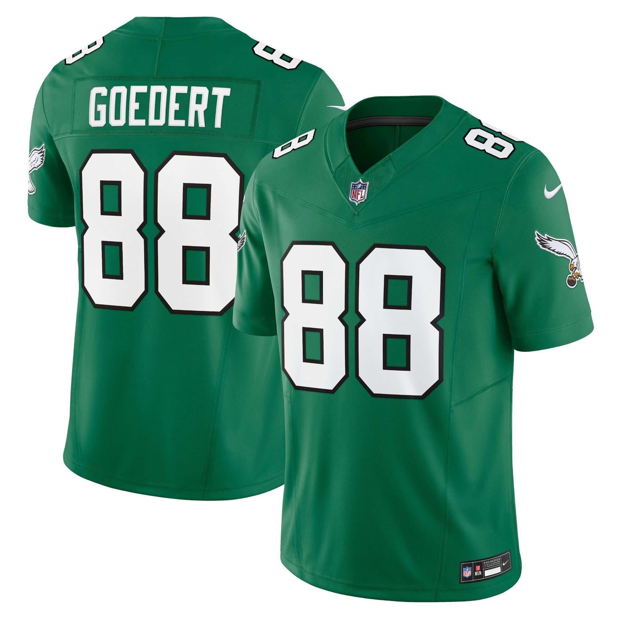 Dallas Goedert Philadelphia Eagles Nike Vapor F.U.S.E. Limited Jersey - Kelly Green mysite