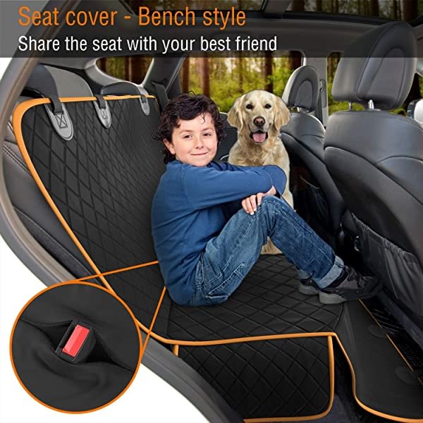 Dog Back Seat Cover Protector Waterproof Scratchproof Nonslip Hammock