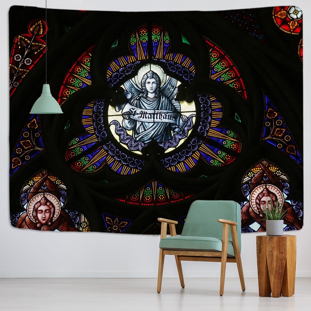 Canvas Hanging Cloth Painting Abstract Wall Tapestry Art Cage Flower Skull Nordic Wall Cloth For Art Decoration Room Decor