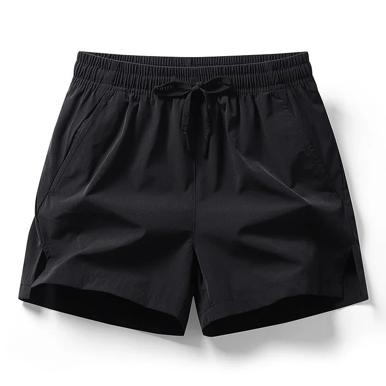 Men's Pocket Split Pleated Shorts