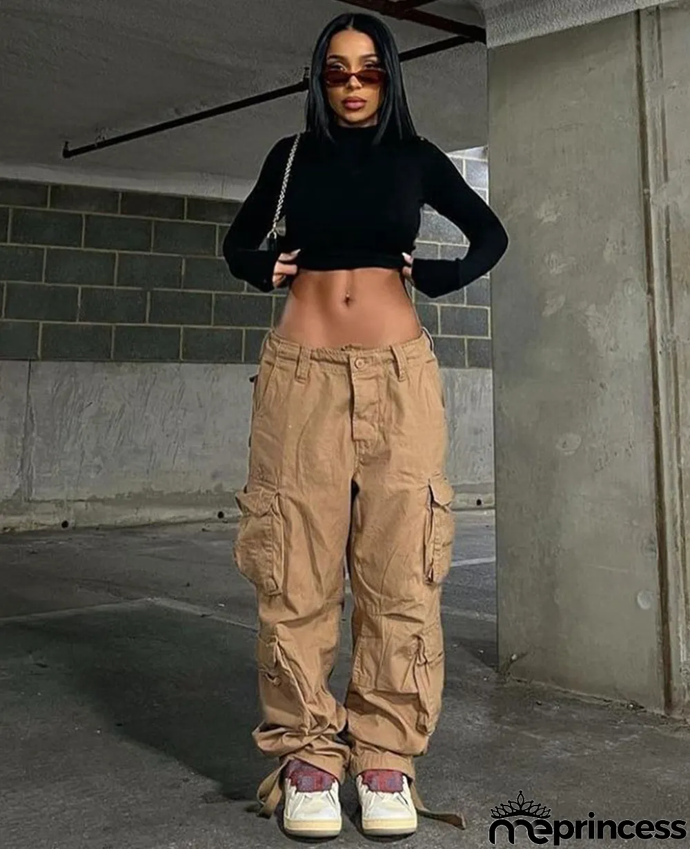 Women Casual Loose Cargo Pant