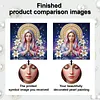 uk.everydayedeals DIY Pearl Painting With Frame - Handmade Self-Adhesive Pearls - Lady(25*25cm)