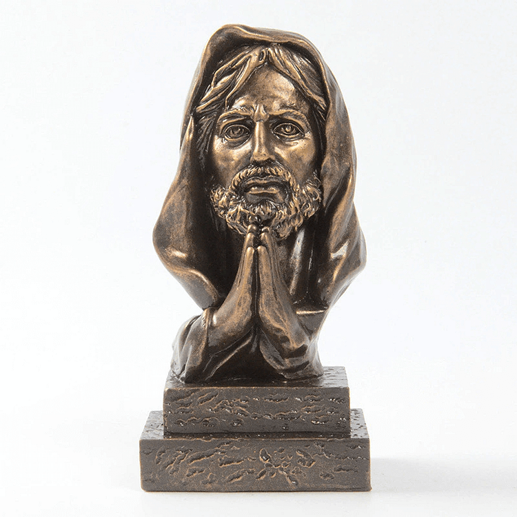 Contemplative Jesus Sculpture
