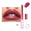 Brillant à lèvres illuminant longue durée à double extrémité