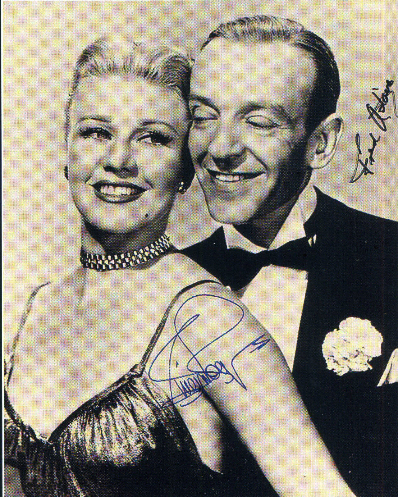 FRED ASTAIRE & GINGER ROGERS Signed Photo Poster paintinggraph - Film Actor & Actress - preprint