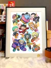 Chibi Ver. Egghead Arc Characters Decorative Painting - ONE PIECE - Xingkong Studio