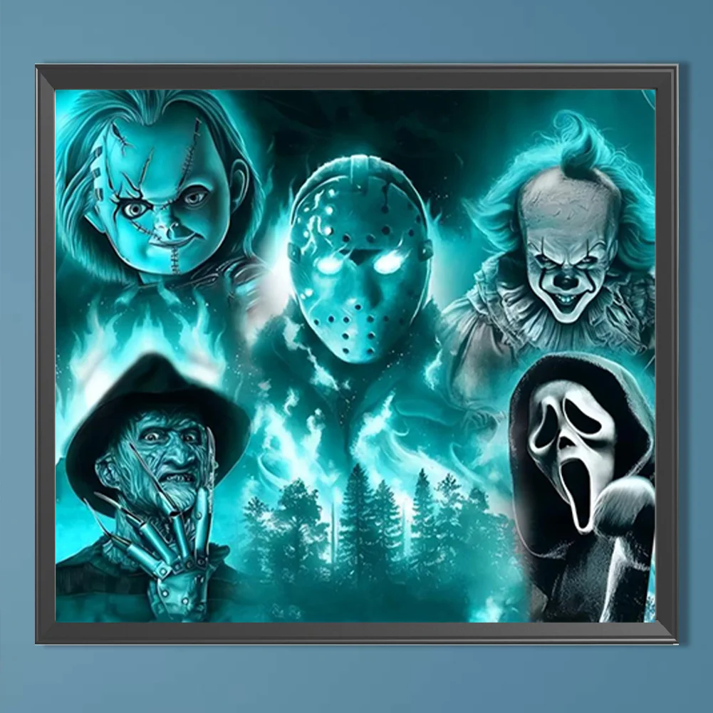 Diamond Painting - Full Round Drill - Horror Figures(Canvas|45*40cm)