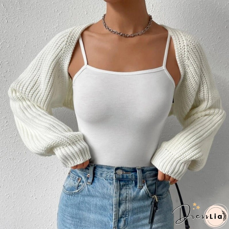 Women's Color For Outer High-grade Long Sleeve Sweaters