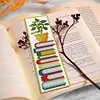 6pcs Cat and Book-DIY Stamped Cross Stitch Bookmark 47x28cm (Single-Sided)