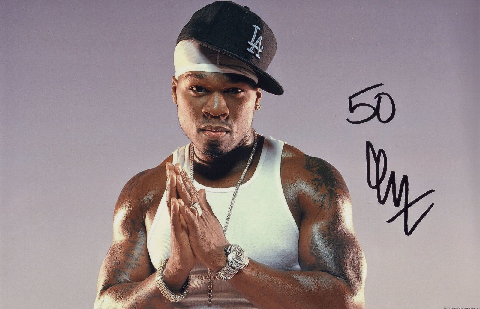 50 CENT AUTOGRAPH SIGNED PP Photo Poster painting POSTER