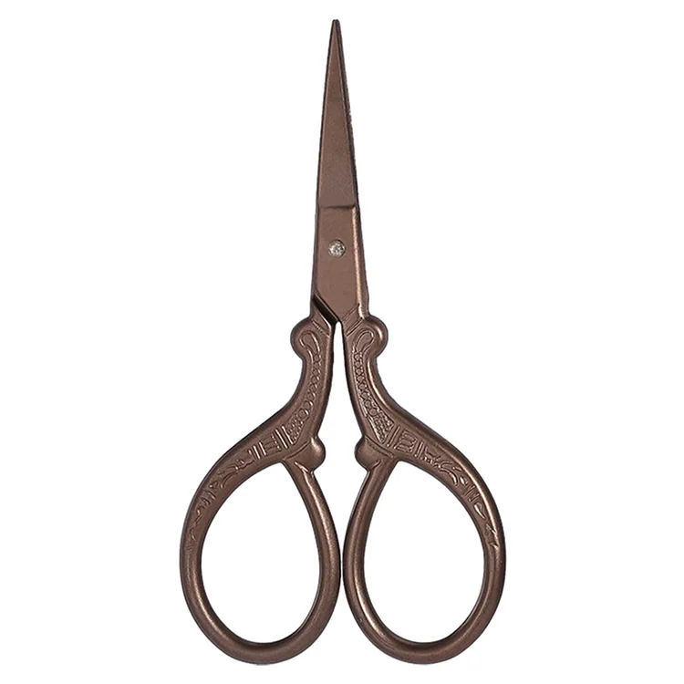 Vintage European Style Scissors Sewing Shears DIY Tool for Art Work Everyday Use 9*4.6CM (3.54*1.81in）