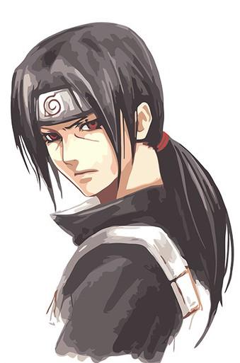 

Itachi Uchiha Long Hair – Paint By Numbers - 40*50CM, 501 Original