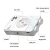 40W Portable Mini LED Fill Light Pocket-Sized Selfie Light Dual-Color Adjustable Soft Fill Light Type-C Charging Handheld 2800K-9000K Beauty Lamp for Outdoor Camping/Mobile Live Streaming