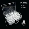 6Pcs Pumpkin Bottles Diamond Painting Containers Multi Purpose Portable Plastic Case Box with Stickers & Compartments Arts Crafts Storage Bottle for Hardware Rhinestone (6Pcs)