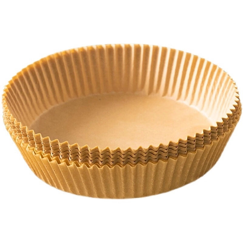 Air Fryer Special Paper Pad Non-stick Silicone Oil Paper Barbecue Household Food Silicone Oil Paper Round Paper Plate