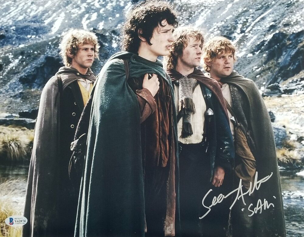 Sean Astin signed Lord of the Rings 11x14 Photo Poster painting BAS autograph