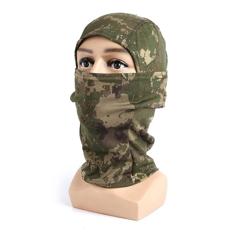 Camouflage outdoor cycling hunting hood protection balaclava head face cover