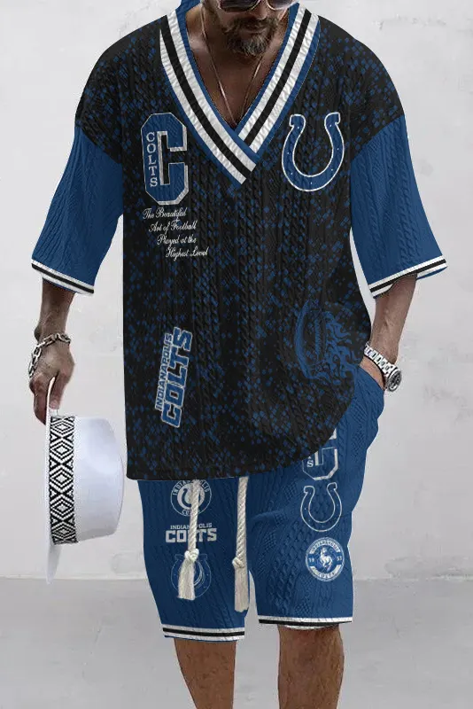 Indianapolis Colts Limited Edition Top And Shorts Two-Piece Suits