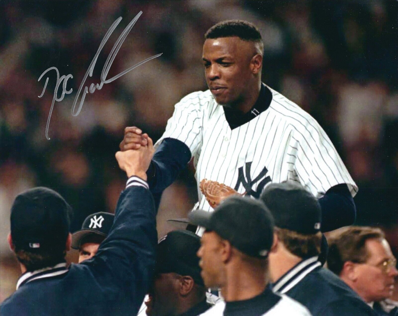 Signed 8x10 DOC GOODEN New York Yankees Autographed Photo Poster painting - COA